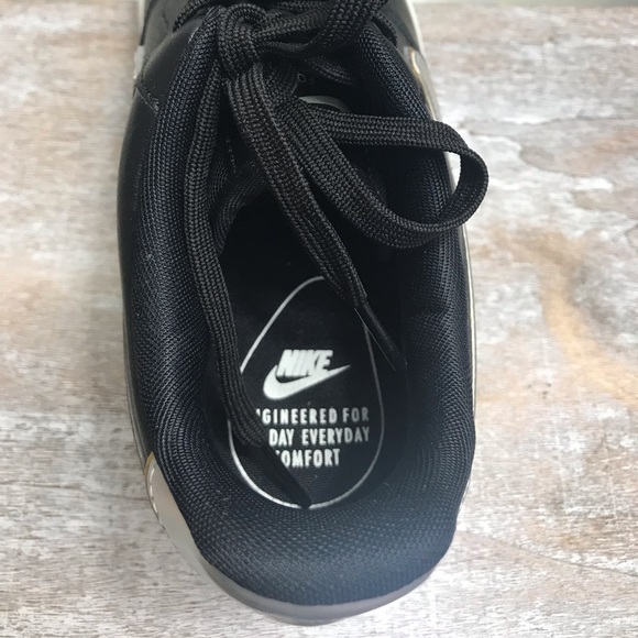 Nike Air Force 1’07 MTLC Black Platinum Women’s Sneakers AUTHENTIC AR0642 002 - Picture 8 of 9